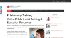 Desktop Screenshot of ephlebotomist.com